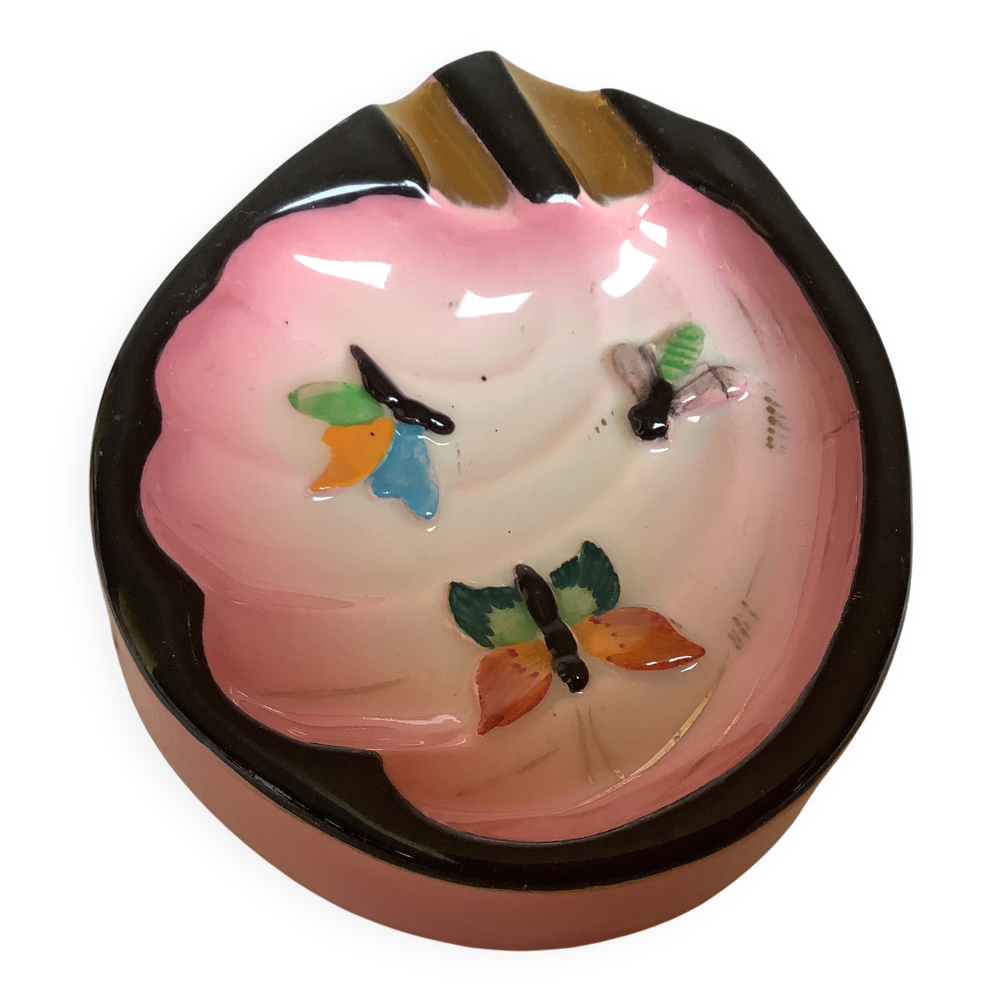 Ashtray with butterflies Cerdazur Monaco