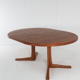 McIntosh round extendable dining table 2x 'Crieff' - mid-century modern style
