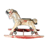 Cheval à bascule avec roulettes