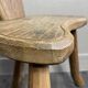 Pair of solid wood farmhouse stools