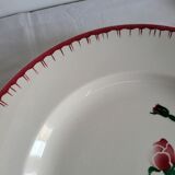 Large round serving platter sarreguemines, epernay model