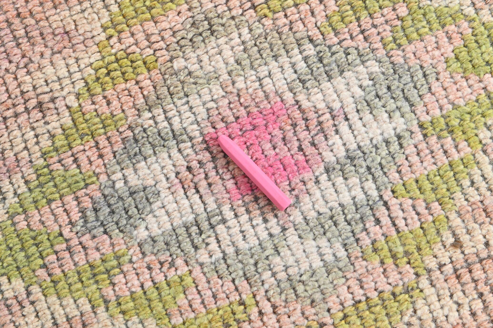 3x12 Blush Pink Vintage Runner Rug, 92x355Cm