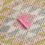 3x12 Blush Pink Vintage Runner Rug, 92x355Cm