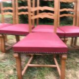 Lot de 6 chaises anciennes