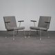 Pair of armchairs model 1401 by Wim Rietveld for Gispen, Netherlands, 1950s