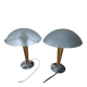 2 lampes champignons vintage IKEA modèle Kvintol B9503
