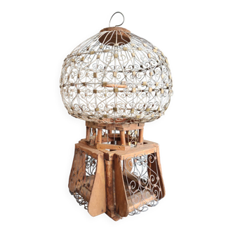 French vintage bird cage