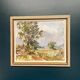 Original Swedish Oil on Canvas – “Landscape” by Sigurd Hagegård – Signed – Vintage & Framed – 62 × 53 cm (24.4" × 20.9")