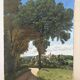 Vue sur le village, huile sur toile