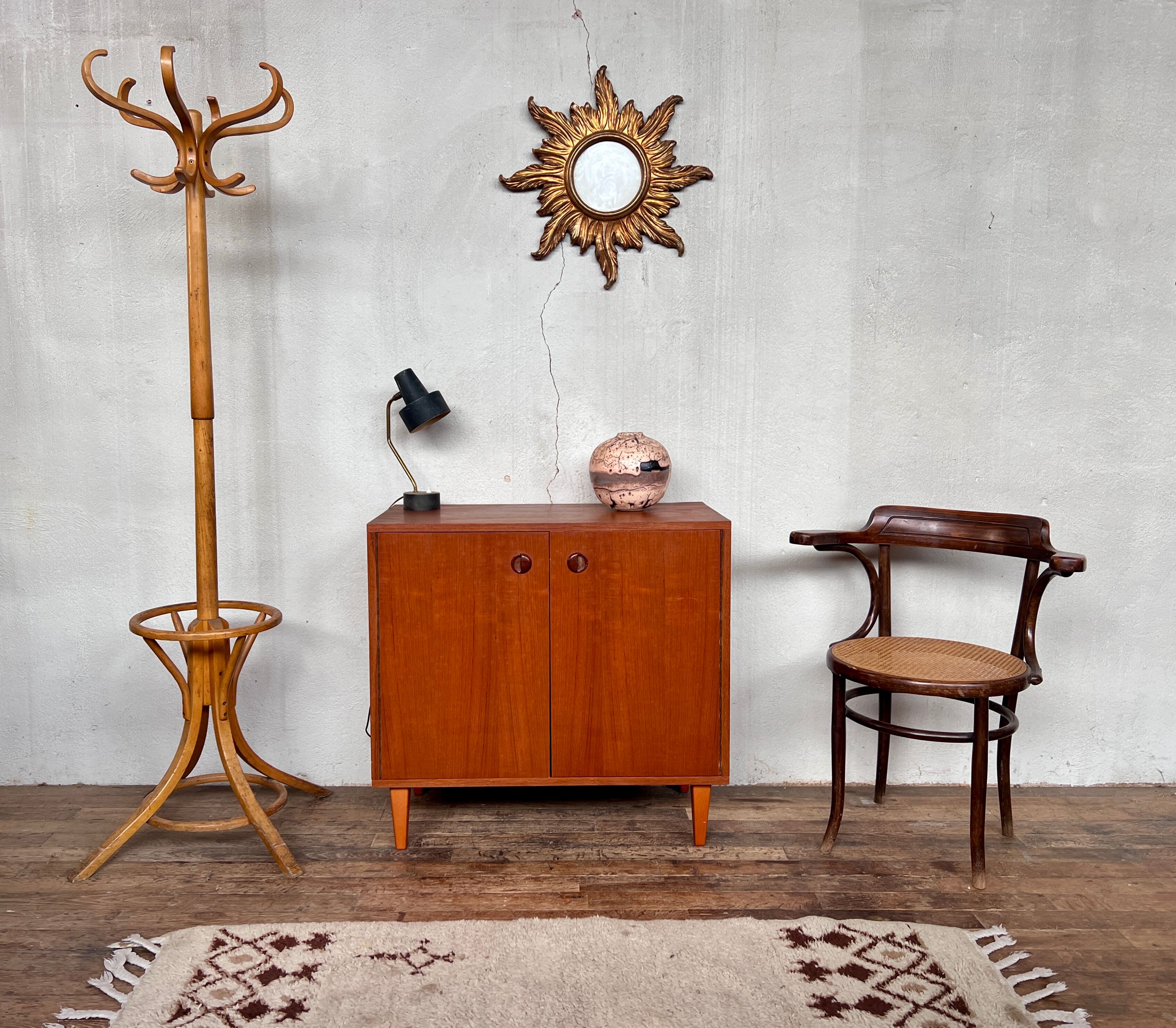 Buffet scandinave en teck 1960