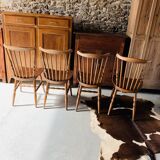 Set of 4 Baumann bistro chairs, Tacoma model