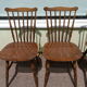 Lot of 4 bistro chairs Baumann - wood