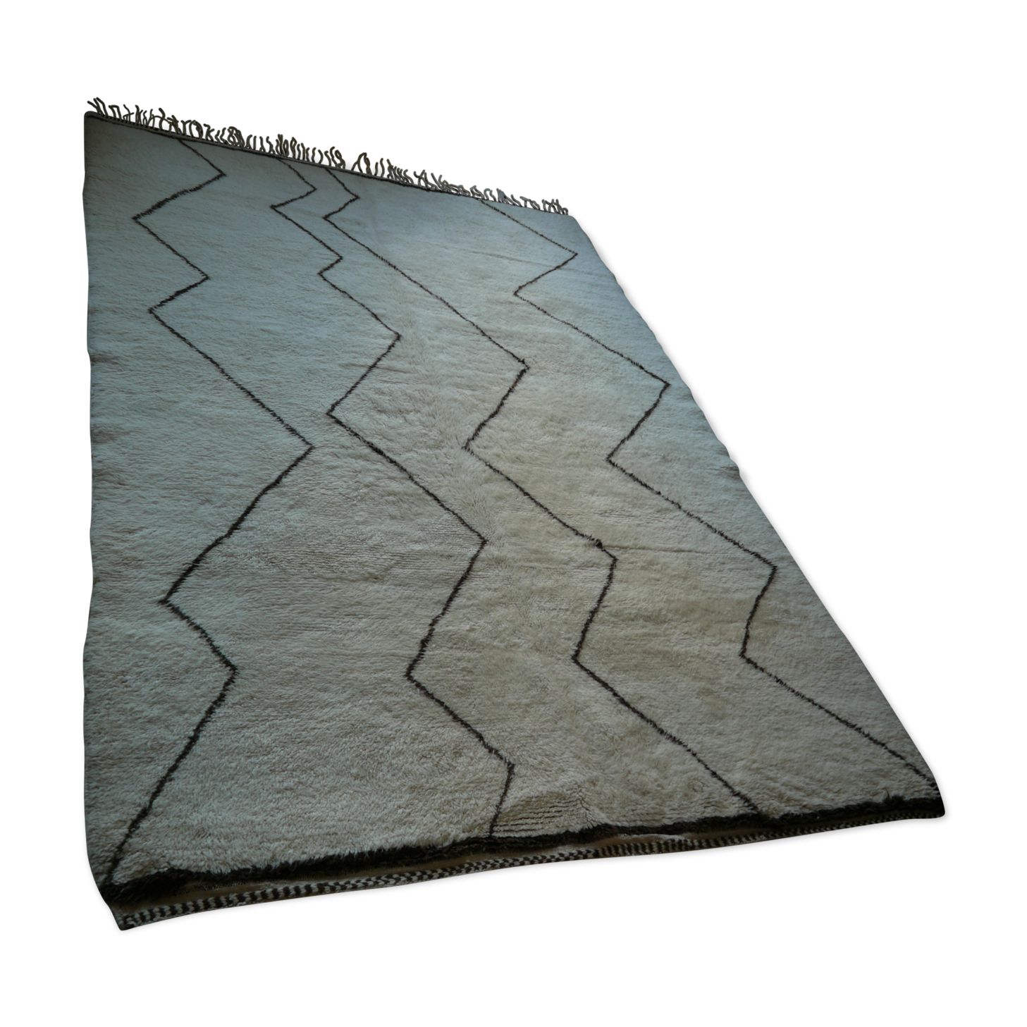 True Berber Berber Carpet Beni Ouarain, 2.15 x 2.90 M