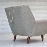 1960s, Danish design by Kurt Østervig, armchair model 61, wool, teak.