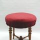 Antique stool / piano stool - upholstered, probably France - Napoleon III, circa 1880