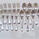 Partie de ménagère en métal argenté Christofle