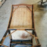 Vintage rattan / osier armchair