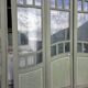 4 Art Nouveau partition doors + transom