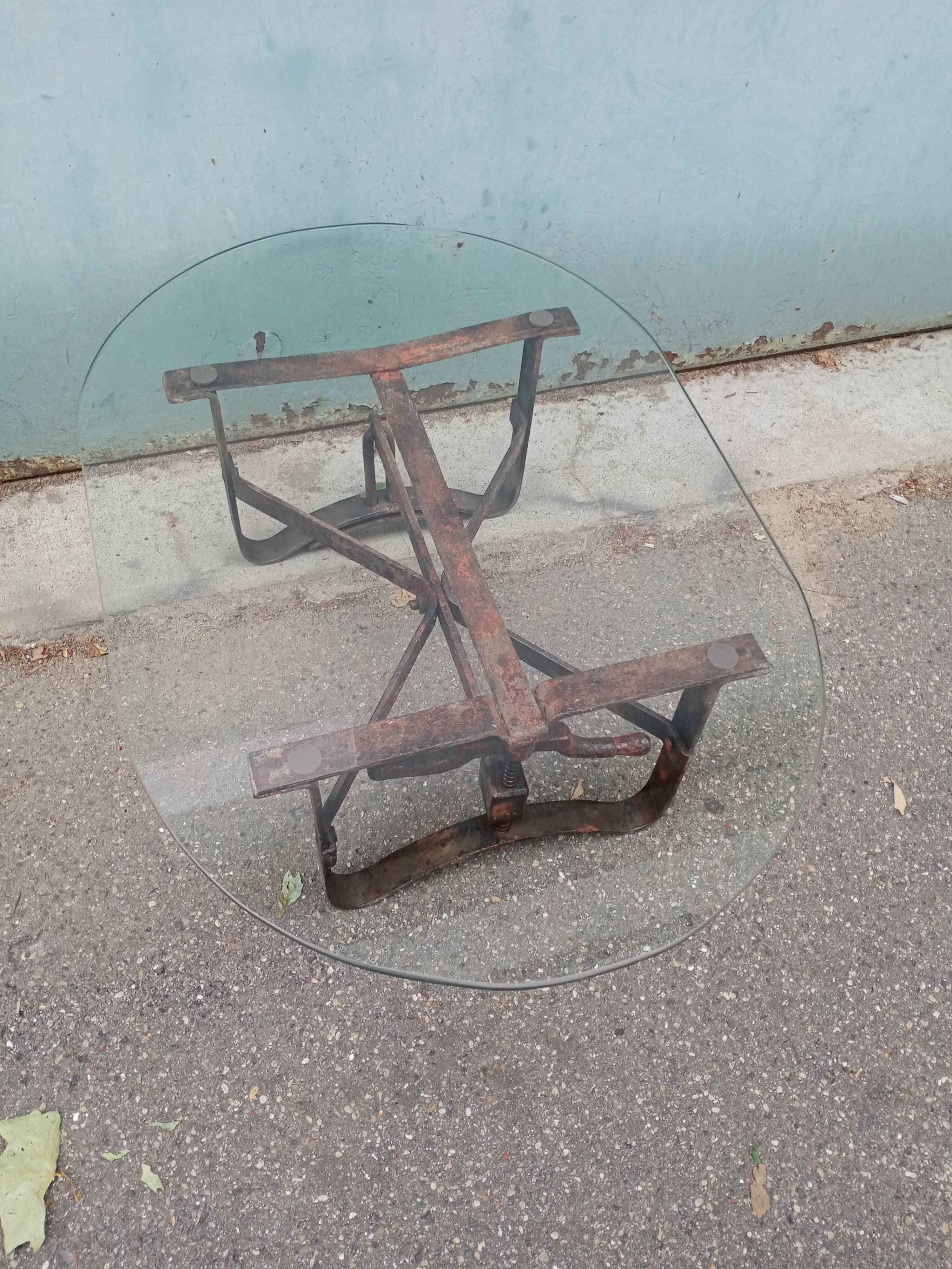 Industrial coffee table