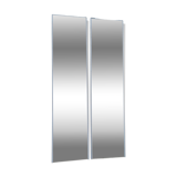 2 portes miroirs