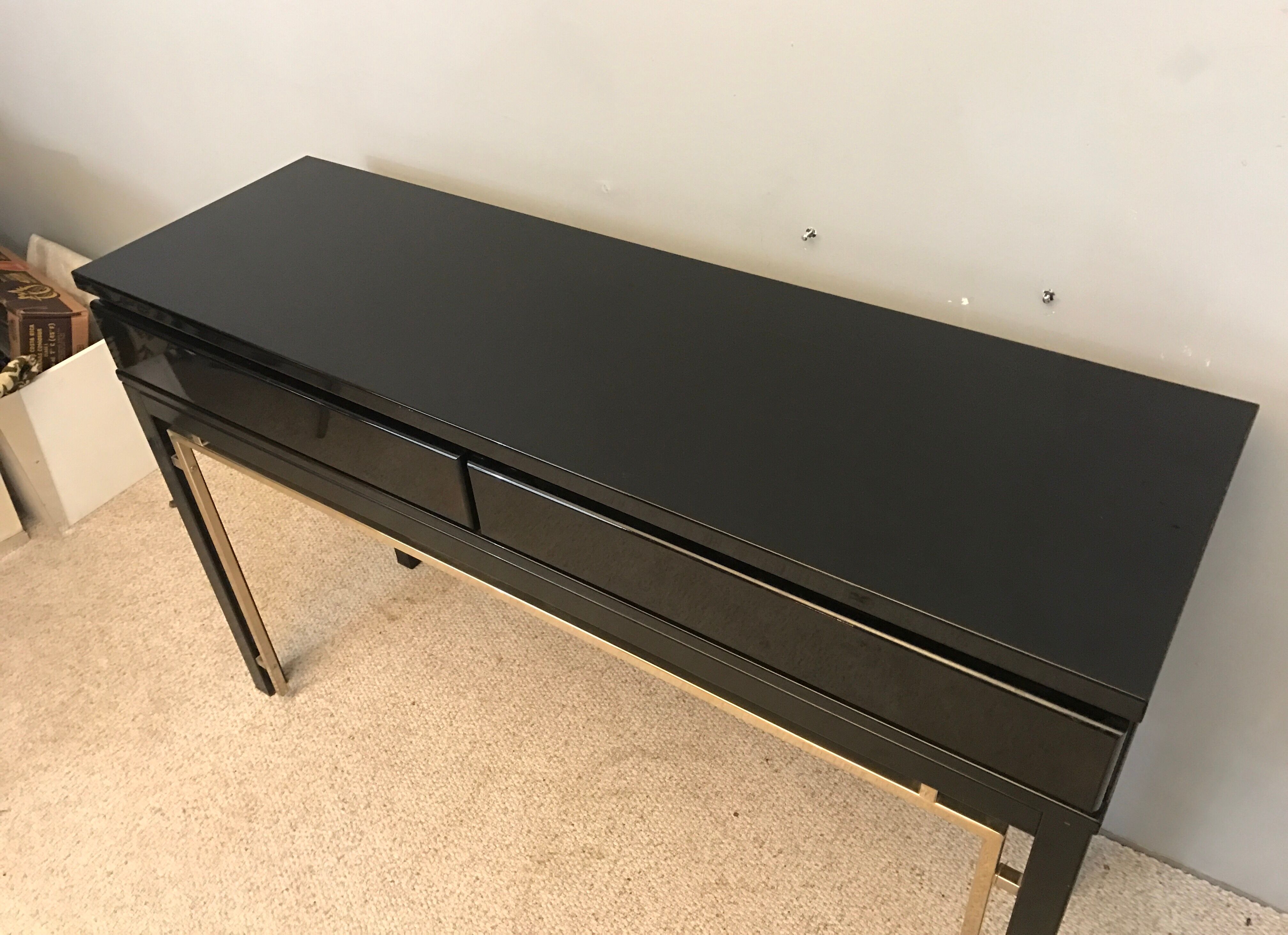 Console lacquered wood 1970