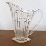 Josef Inwald Art Deco Crystal Pitcher "Sphinx"