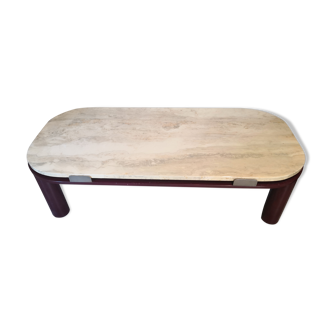 Table basse marbre années 70