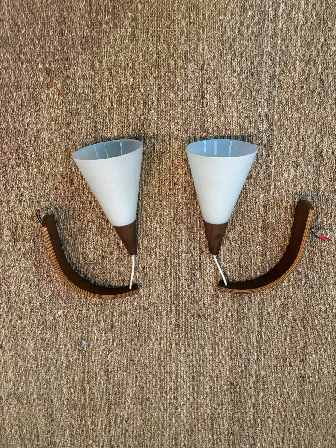 Paire d’appliques scandinaves