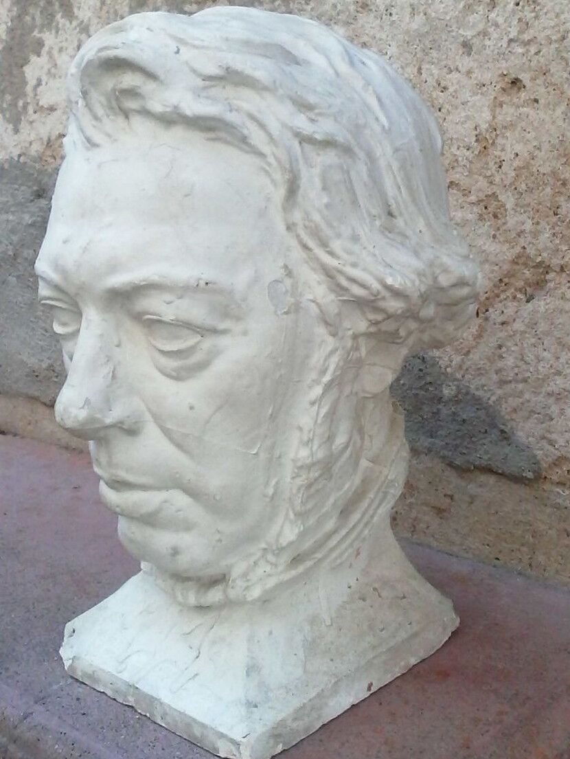 Vintage plaster head