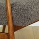 Armchair 'Lis', 1970s brown chocolate brown boucle design by Henryk Lis - 2 pieces available