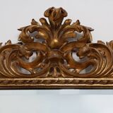 Large 20th Century Italian Baroque style richly decorated wall mirror