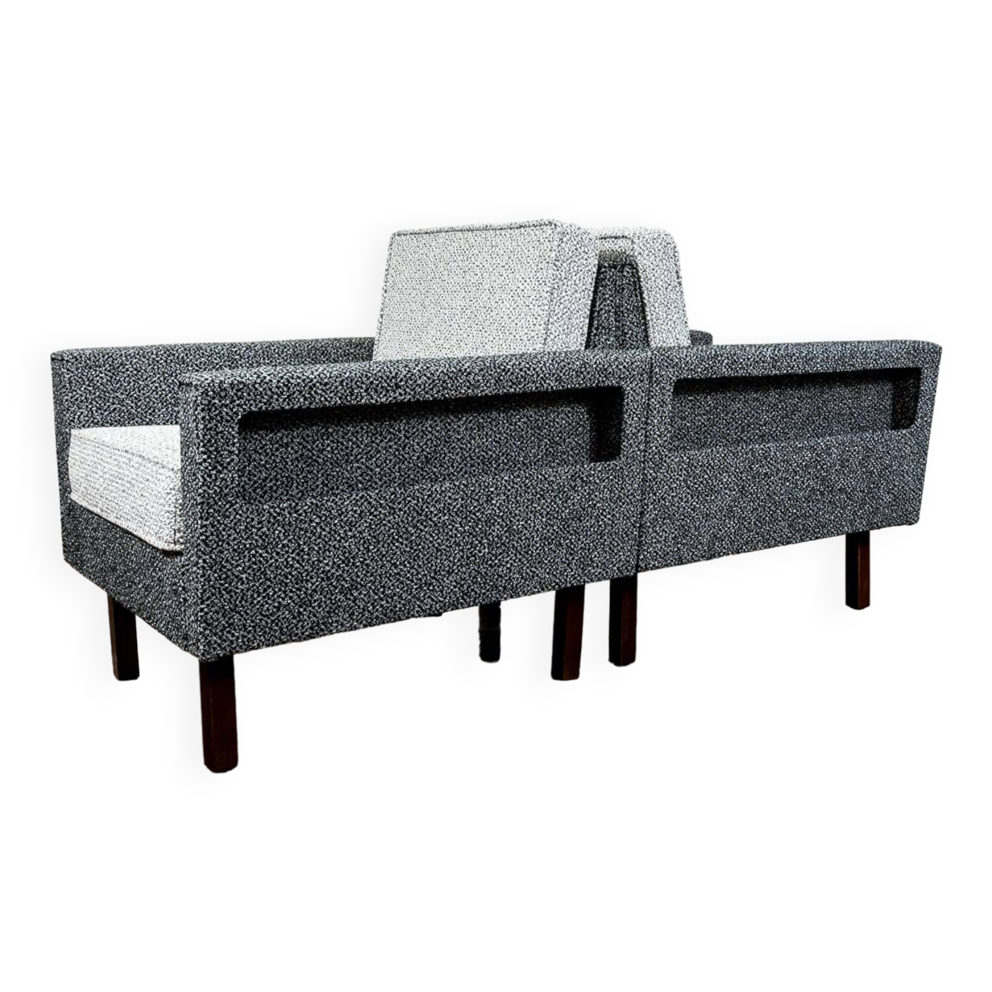 Pair Of Restored Mid Century Armchairs, 1970’s