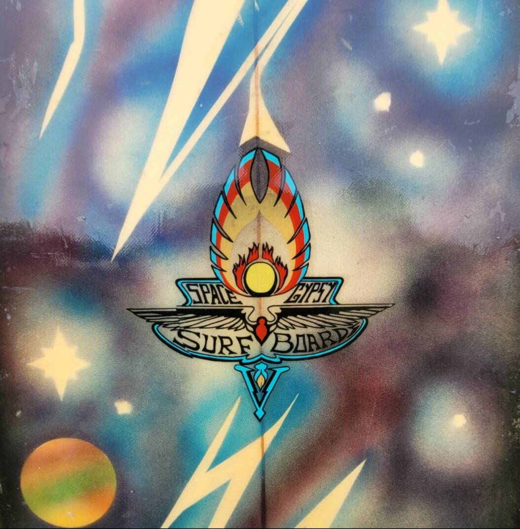 Vintage Danny Garland & Mike Conlan Surfboard for Space-Gypsy 1976