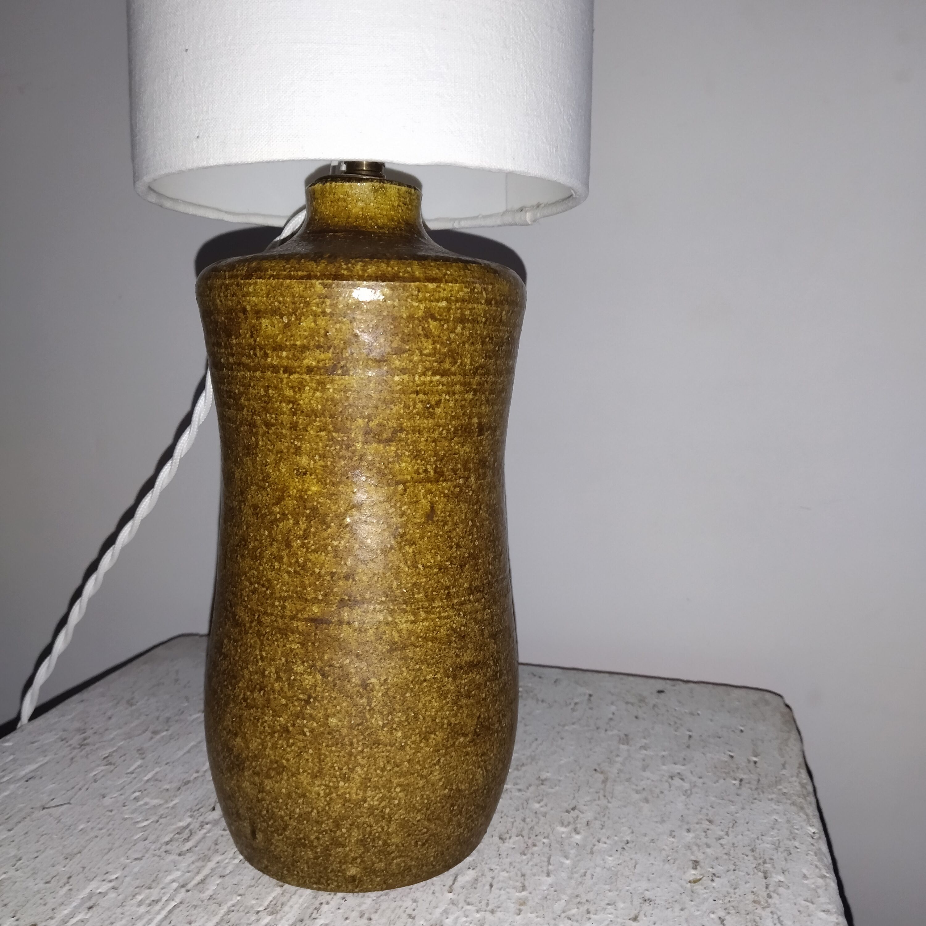 Lamp Accolay ceramic 50 1950 50's deco design