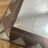 Vintage brass mirror