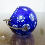 Crystal ashtray by Marita Voigt for HARZKRISTALL, 1970