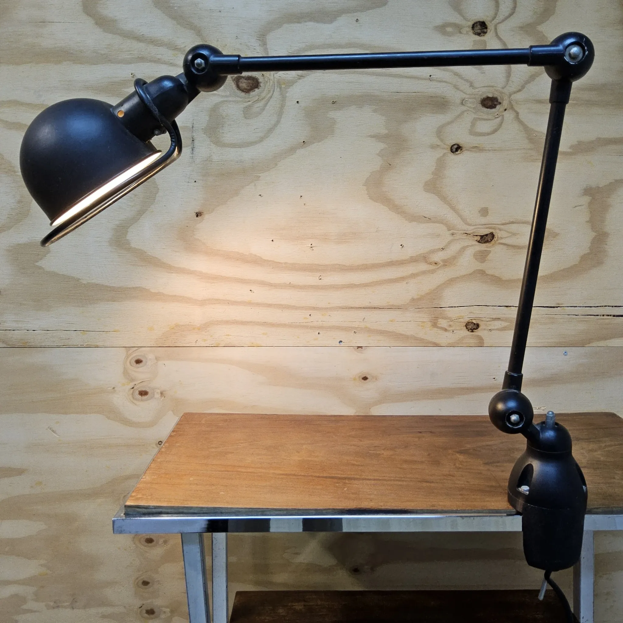 Vintage Jielde industrial adjustable factory lamp ^ desk