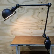 Vintage Jielde industrial adjustable factory lamp ^ desk