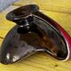 West Germany valet tray - Freeform, iridescent brown and red - 1960s