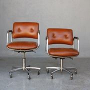 pair of armchairs vintage 1970 Tubulars
