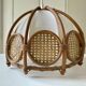 Bamboo and rattan suspension from the 60s/70s.