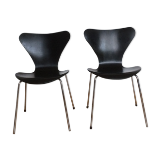 Series 7 chairs by Arne Jacobsen For Fritz Hansen, 1990