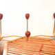 Vintage metal and wood coat rack year 50