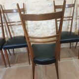 Set of 6 chairs 60s