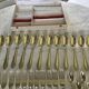 37-piece cutlery set. Silver-plated metal. Vintage