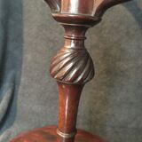 Small 19th-century English mahogany tripod pedestal