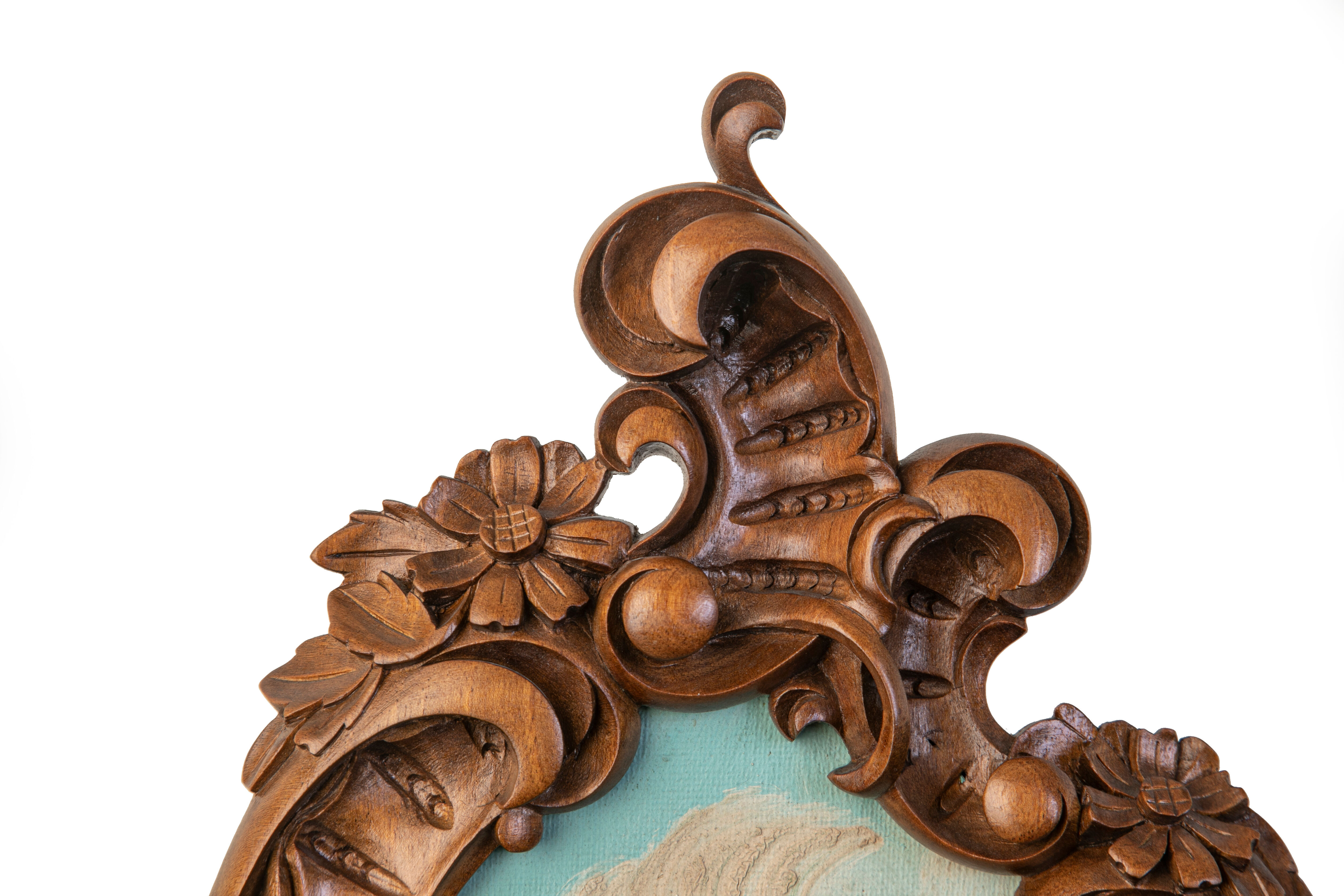 Handcrafted wooden frame