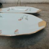 2 art deco porcelain raviers