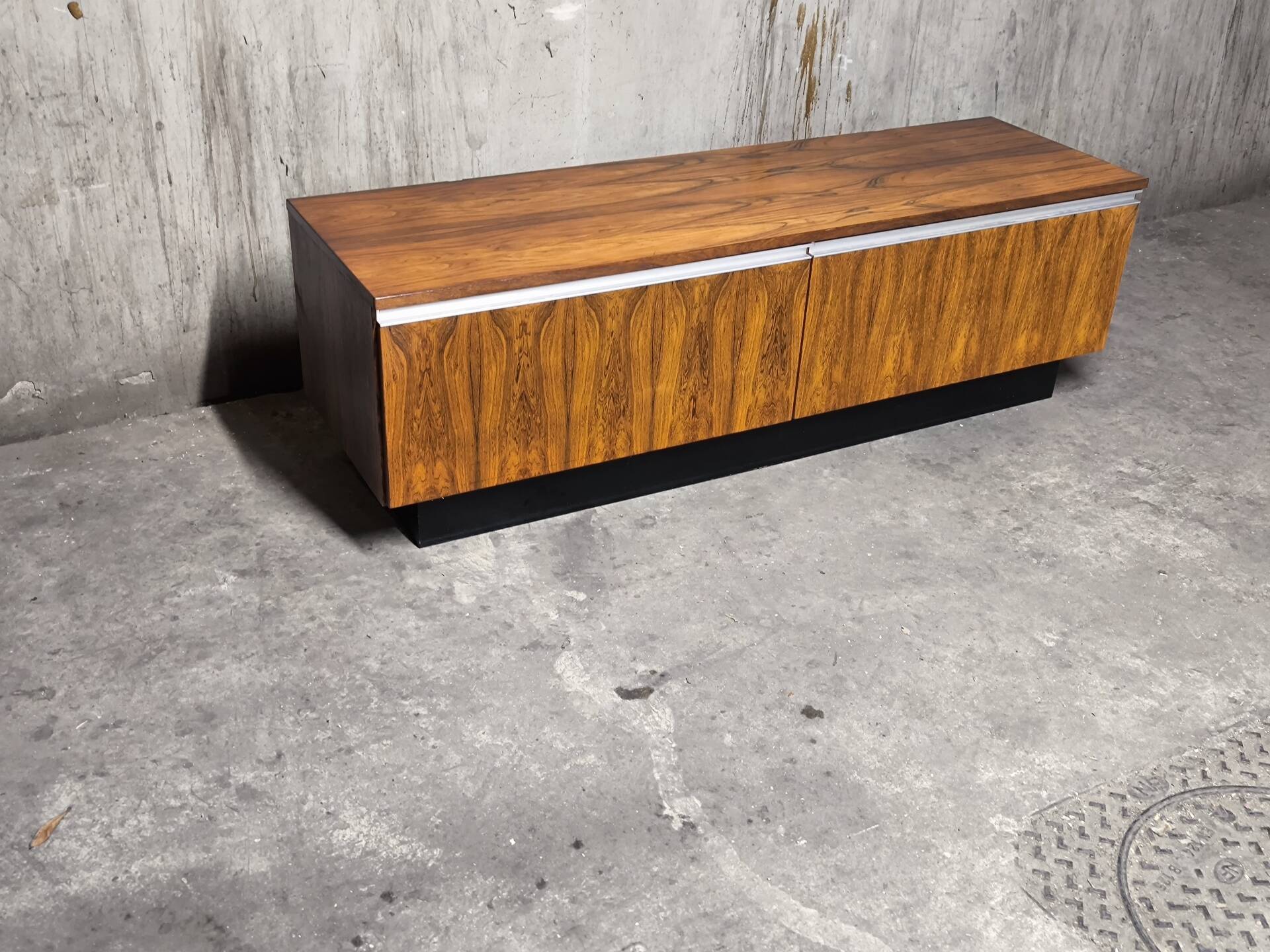 Vintage Scandinavian enfilade from the 1960s in rosewood.