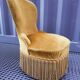 Golden toad armchair